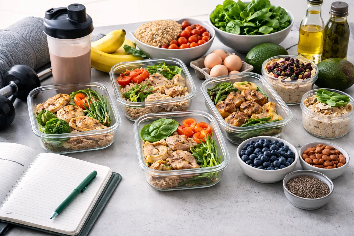 Comment planifier mes repas pour une semaine d'entraînement intensif